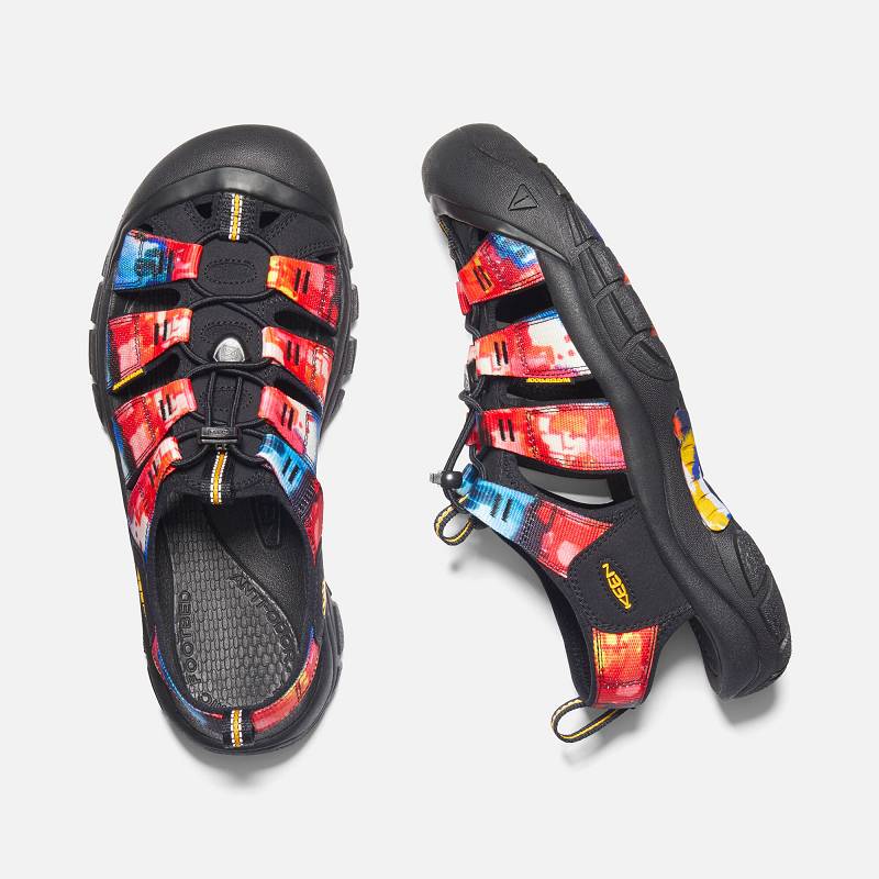 Keen Newport H2 x Garcia Trekkingsandalen Herren DE-82075 New York At Night - Keen Herrenschuhe Schw